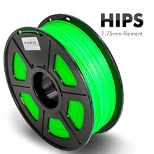 3d filament SUNLU 3D Printer Filament HIPS 1.75mm 1KG/2.2lbs Spool with tolerance+/-0.02mm for FDM 3D Printer hips w 1 75 1 0 3d printers dedicated 1 75mm filament hips print materials white 400m 1 25kg