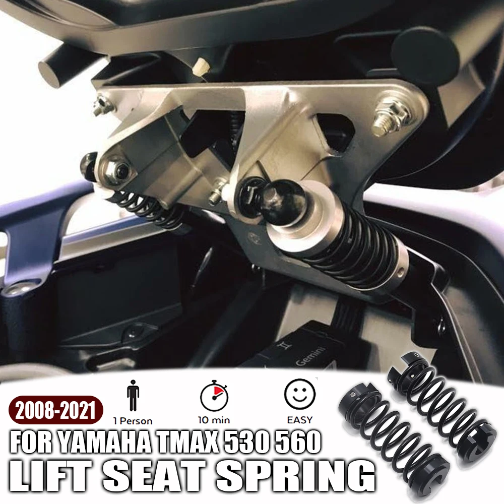 T-Max 530 560 Elevador De Motocicleta Suporta Amortecedori Assento Mola Mola Ausiliaria Per Yamaha Tmax 530 2008-2021 Tmax 560 2