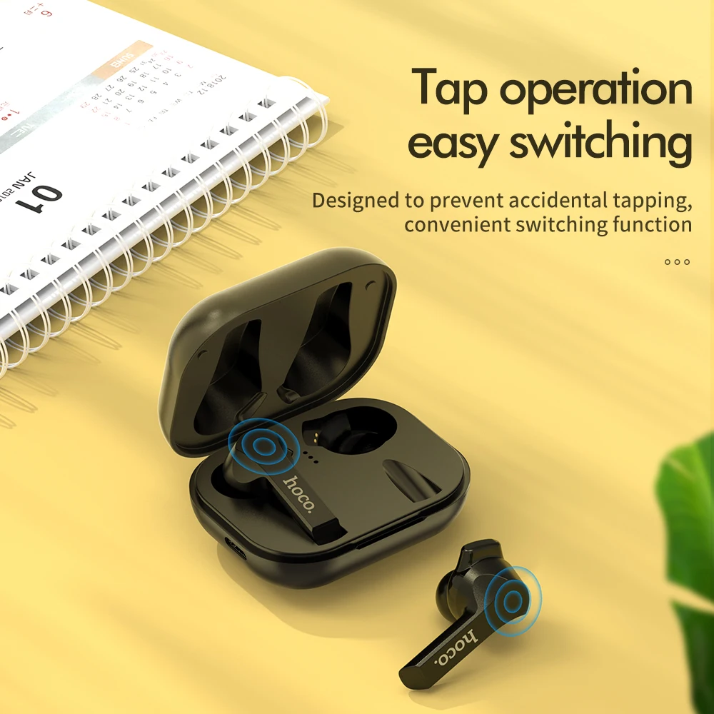 Беспроводное зарядное устройство HOCO ES34 наушники вкладыши TWS Bluetooth 5 0 3D спортивные
