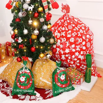 

Toyvian 24PCS Christmas Gift Bags Assorted Styles Christmas Gift Wrapping Goodie Bags Favor Pouches for Xmas Party Wedding