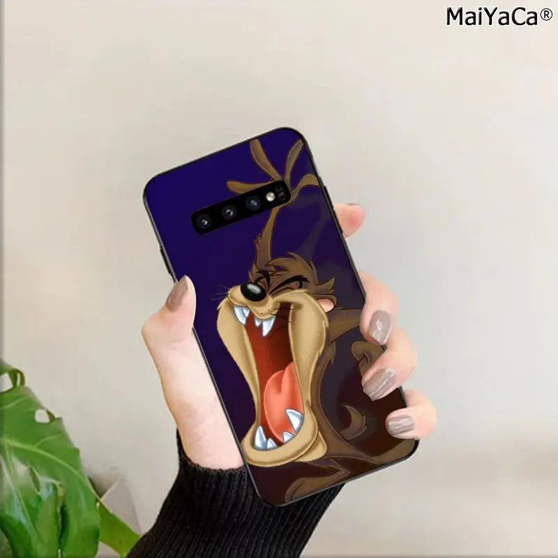 A8 MaiYaCa Looney tung TPU черный чехол для телефона чехол для samsung S9 S9 plus S6 edge plus S7 S7edge S8 S8plus S10 S10 plus - Цвет: A8