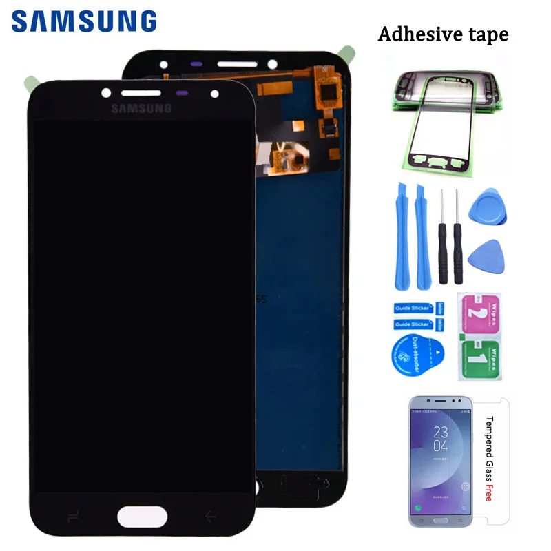 Ceny Do Samsung Galaxy J4 2018 J400 J400F J400H J400G J400P J400M wyświetlacz LCD montaż digitizera ekranu dotykowego można regulować jasność