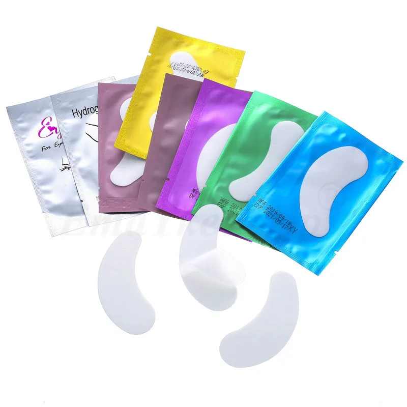 Cílios sob Almofadas de Olho Almofadas de Papel Ferramentas de Maquiagem Pares Colágeno Olho Remendos Enxertados Adesivos Cílios Adesivo Envolve 50 2 Sob Cílios Pad