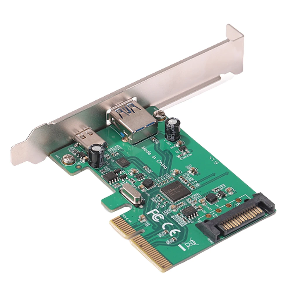 USB Expansion Card ASM3142 Host High Speed PCI Express X4 to 3.1 Converter Adapter Cards Kit for Computer For Windows/Linux | Компьютеры и