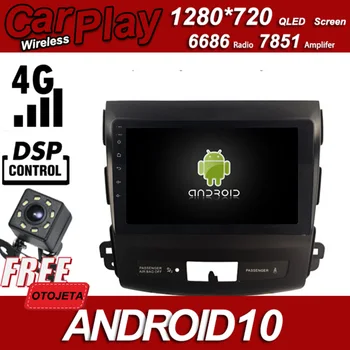 

Zinc Alloy Case Car Android 10 Player for Mitsubishi Outlander 2012 Multimedia Wireless Carplay Bluetooth GPS Radio Head Unit