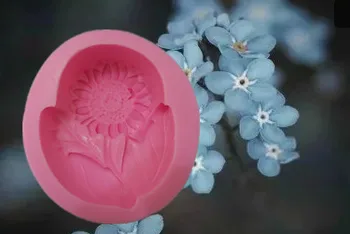 

MD--306 Sunflower Silicone Cake Mould DIY Baking Mould Moon Cake Silicone Mould