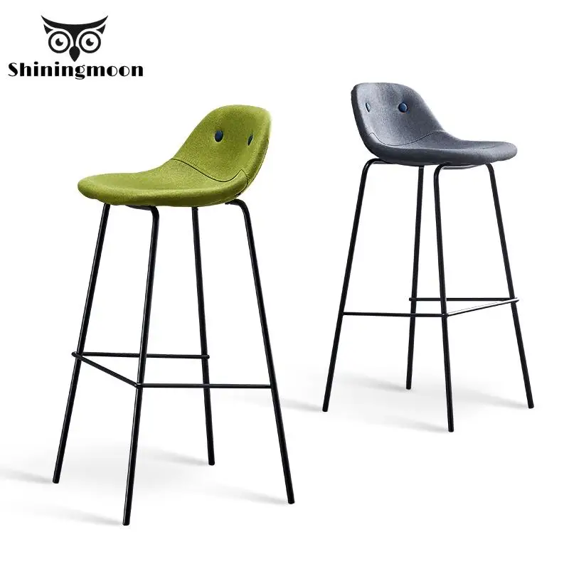 

Modern Iron Dining Chairs Nordic Louis Decoration Chair Coffee Shop Restaurant Stool Metalic Chair Bar Tea Shop Fabric Chair