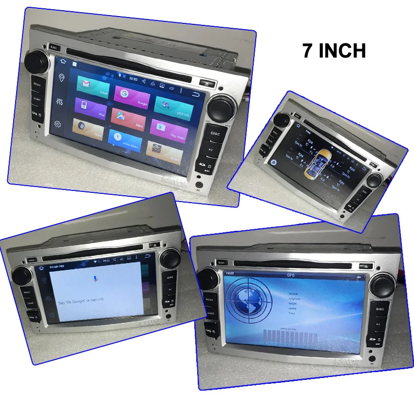 Ceny KANOR IPS DSP 4GB Android 9.0 2 DIN nawigacja samochodowa gps dla opla Vauxhall Astra H Vectra Antara Zafira Corsa Vivaro Meriva Veda odtwarzacz DVD