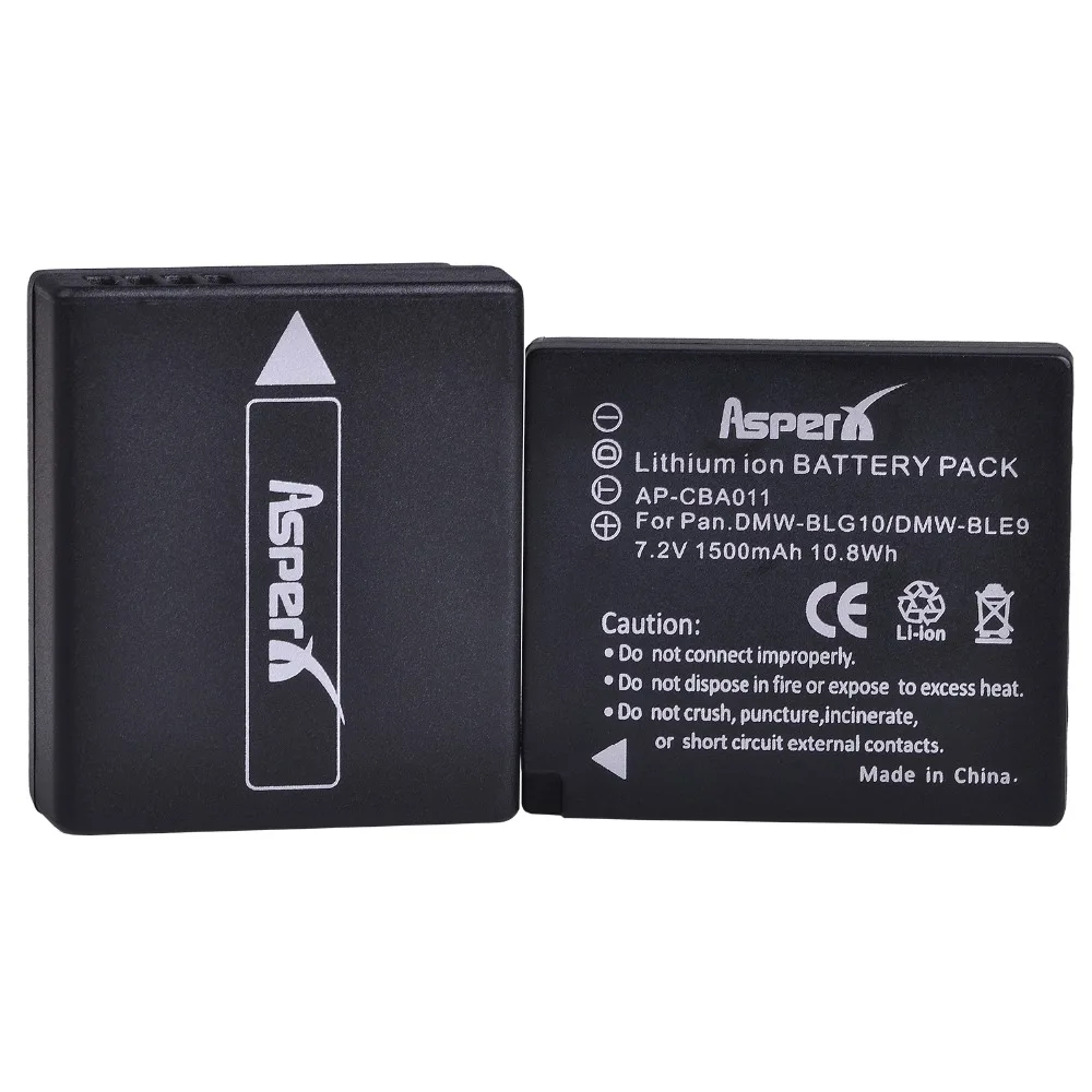 Batteria e caricabatterie compatibili per Panasonic Lumix TZ90, TZ100, GX80, DC-TZ90, LX100, TZ-80 e TZ101 - DMW-BLG10E e DMW-BLE9. 50