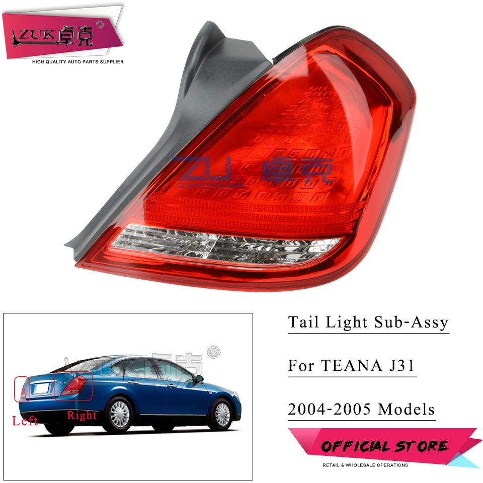 

ZUK Rear Bumper LED Tail Light Brake Light For NISSAN TEANA MAXIMA CEFIRO 2004 2005 J31 Tail Lamp Brake Lamp Taillight Taillamp
