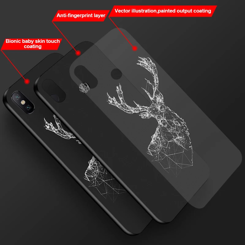 Fundas for Vivo Y11 2019 Case Vivo Y95 Y93 Y91 Y89 Y85 Y81 Y79 Y75 Y70 2020 Y55 Y53 Y52 5G Y22 Y20 Love Heart Black Phone Cover