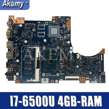 شراءAkemy Q304UA اللوحة الرئيسية لأجهزة الكمبيوتر المحمول For Asus Q304U Q304UA Q304 اللوحة الأم اختبار موافق I7-6500U وحدة المعالجة المركزية 4GB-RAM
