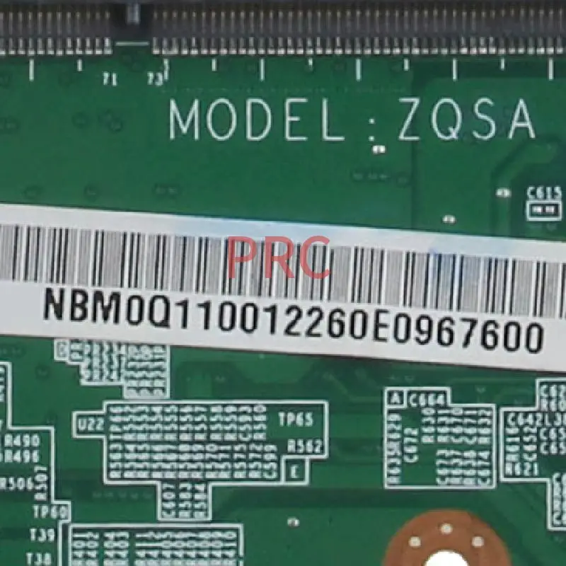 acer aspire visual  slj8c pga 989 ddr3 Placa-mãe para notebook - Imagem 4