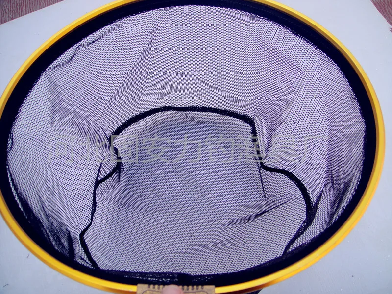 

Aluminium Alloy Landing Net Head Dip Net Circle Rubber Hanged Mesh Fishing Gear