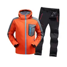 SAENSHING мужские зимние рыболовные водонепроницаемые походные флисовые брюки для пеших прогулок и восхождений на горы лыжные штаны из флиса для путешествий