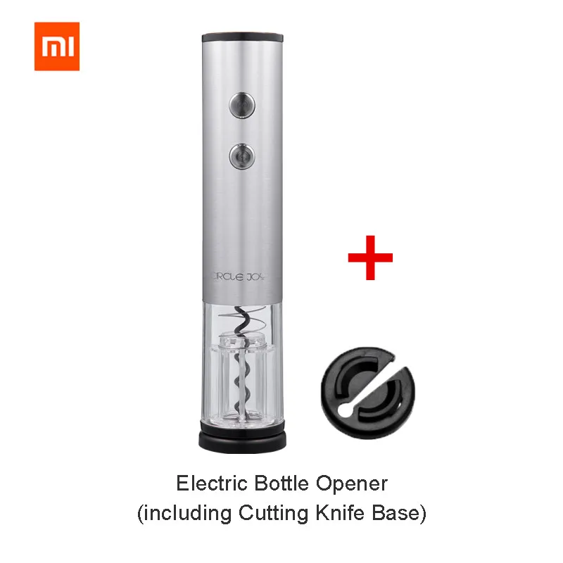 wine opener kit Горячая Распродажа Xiaomi Mijia круг радость электрическая открывалка Нержавеющая сталь мини, для вина пробка аэратор для винного графина для Xiaomi Smart Home - Цвет: wine opener kit