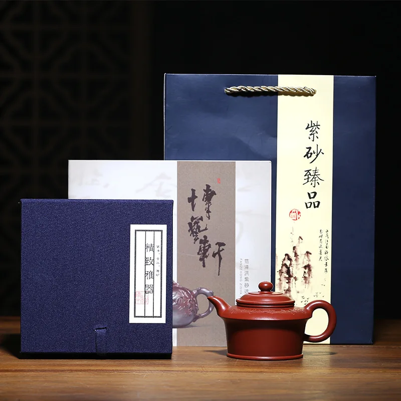 Руды грязи Dahongpao ручной работы небольшой Исин Чайник Кунг-фу горшок творческий чайник