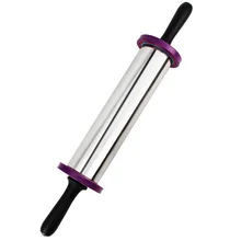 Роликовый съемный инструмент кухонная Скалка регулируемого размера пиццы из нержавеющей стали длявыпечки для теста