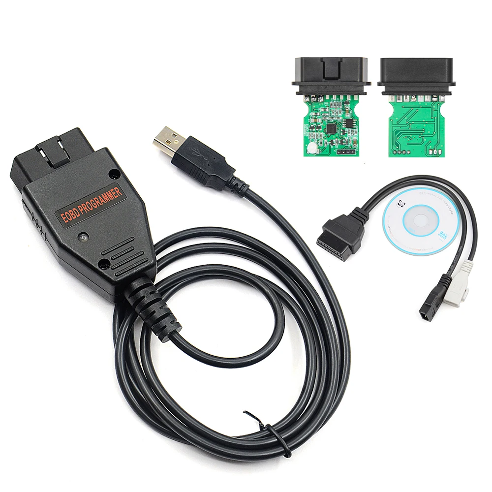 EOBD2 программатор Galletto 1260 OBD/OBDII ECU Flasher OBDII совместимый для зеленой печатной платы FTDI FT232RL инструмент для чтения и записи ECU чип тюнинг