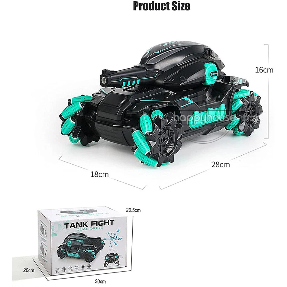 Remote Control Tank for Children Water Bomb Tank Toy Electric Gesture Remote Control Car RC Tank multiplayer RC Car for Boy Kids wall climbing car