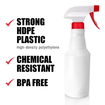 

Spray Bottle 500ml Refillable Plastic Spray Bottle Empty Container Plastic Atomizer Portable Alcohol Container