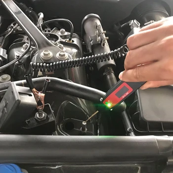 

5-36V Car LCD Digital Electric Voltage Test Pen Probe Detector Tester LED Light Pure Copper Probe With TPU Spring Wire