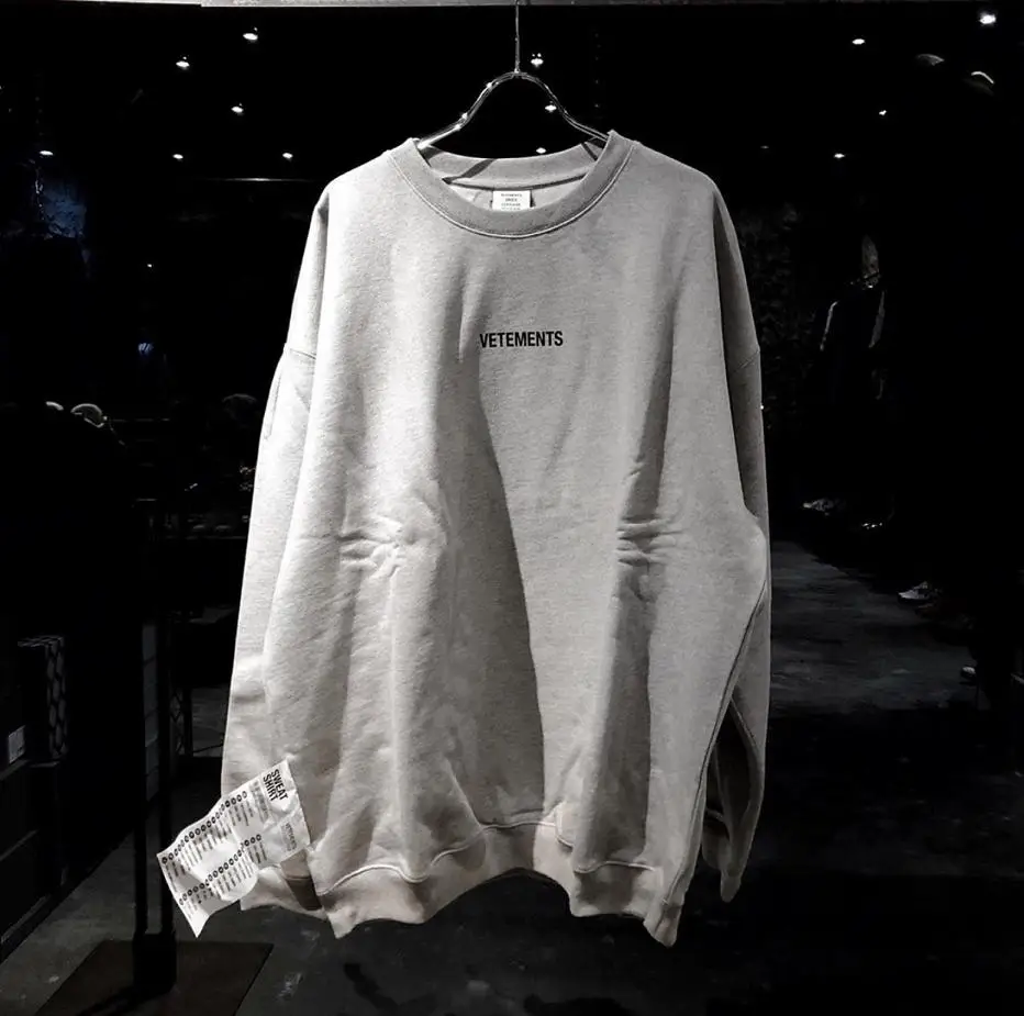 Vetements, толстовки для мужчин и женщин, свободные свитшоты, Harajuku kanye west, хип-хоп пуловеры xxxtentacion