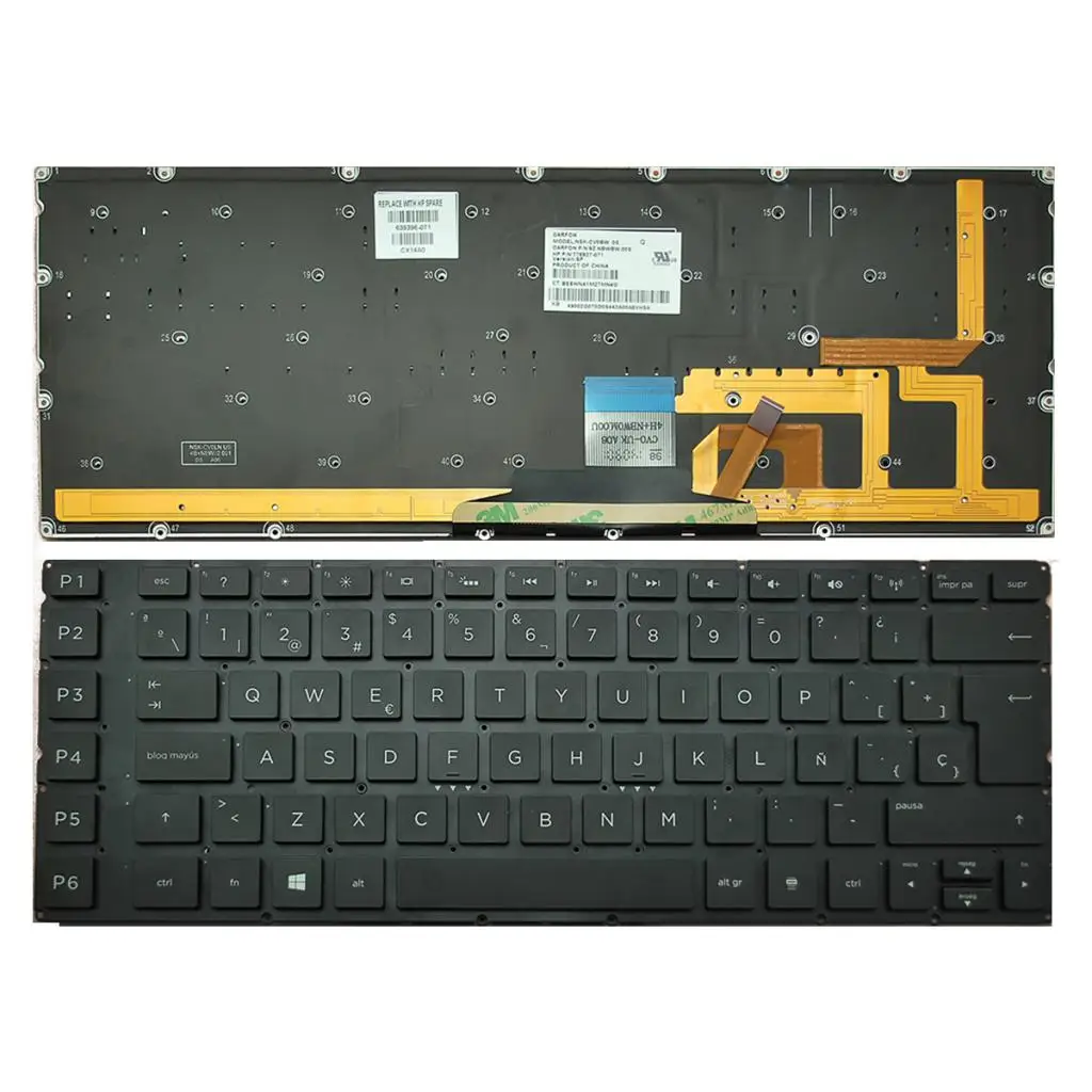Испанский Макет ноутбука Замена подсветки Keyobard для hp Omen 15-5000/15-5001 Клавиатура ноутбука серии новое поступление