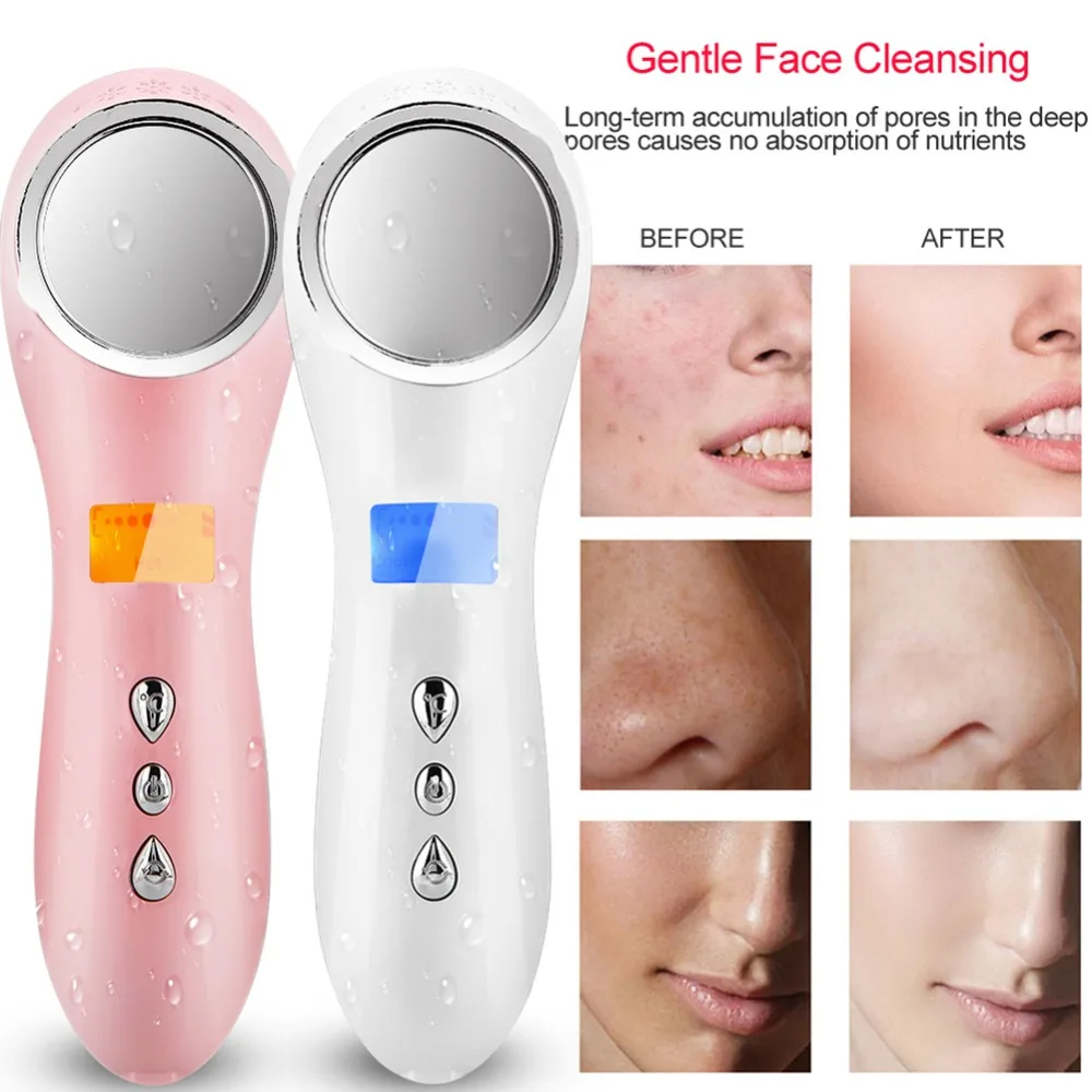 Facial cold& Hot machine Allergic Skin Ice Treatment Pore Retractable Oil Control Rejuvenation Lifting machine