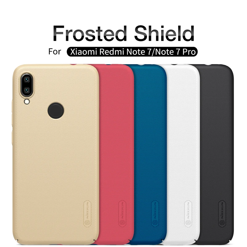 

Redmi Note 7 Case Redmi Note 7 pro Cover NILLKIN Super Frosted Shield Matte PC Hard Back Cover for Xiaomi redmi note 7 pro 7S