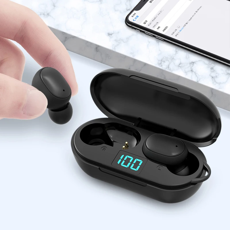 BOHM H6 Wireless Earphone Bluetooth 5 0 HIFI Earbuds Mic HD calls Sport Headset With charging BOX For smartphone