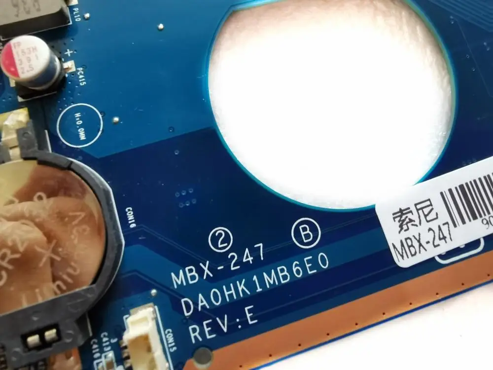 Оригинальная материнская плата для ноутбука SONY MBX-247 MBX-247 DA0HK1MB6E0 протестированная хорошая