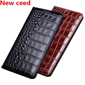 

High-end business genuine leather magnetic holder case for OPPO A92S/OPPO A91/OPPO A72/OPPO Realme Q phone case stand coque capa