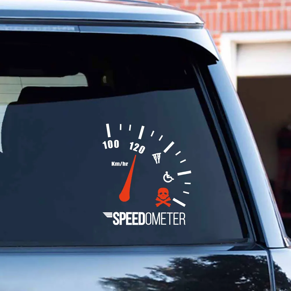 Funny Speedometer Car Stickers Speeding Safe Warning Decals for Car Styling  Auto Body Window Bumper Decorations Colorful Sticker
