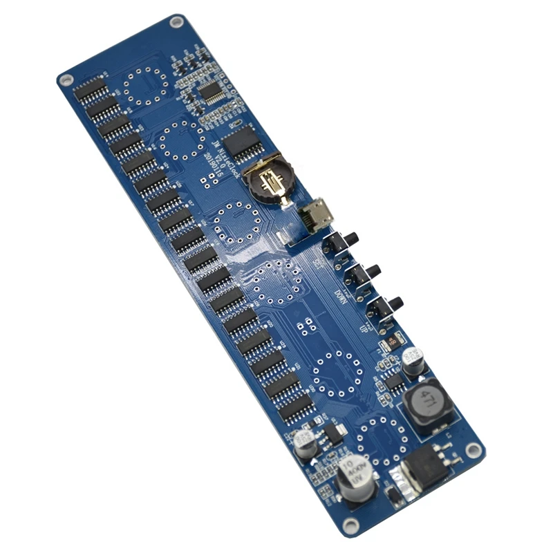 Горячая 3C-Diy In14 In4 Nixie трубки часы цифровые светодиодные часы подарок монтажная плата комплект, без трубок