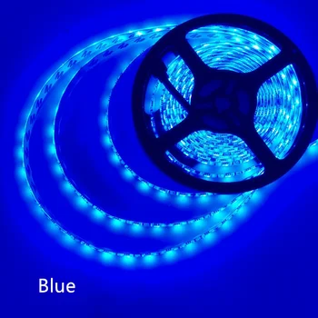 

New SMD 2835 DC12V RGB LED Strip Light 5M 60leds/M NO Waterproof LED Light RGB Leds tape Flexible diode ribbon Warm White/RGB