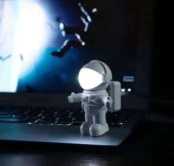 

USB LED Night Light Creative Cute Astronaut Light Lamp Exquisitely Lovely Light Space Astronaut Gravity-Inspired Night Light