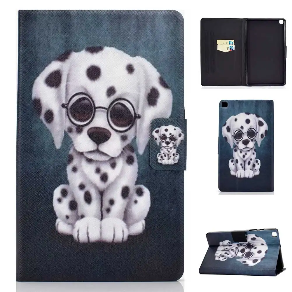 spot Dog Чехол с принтом для samsung Galaxy Tab A 8," дюймов S-Pen SM-T290 SM-T295 чехол из искусственной кожи флип-чехол с подставкой противоударный защитный - Цвет: spot Dog