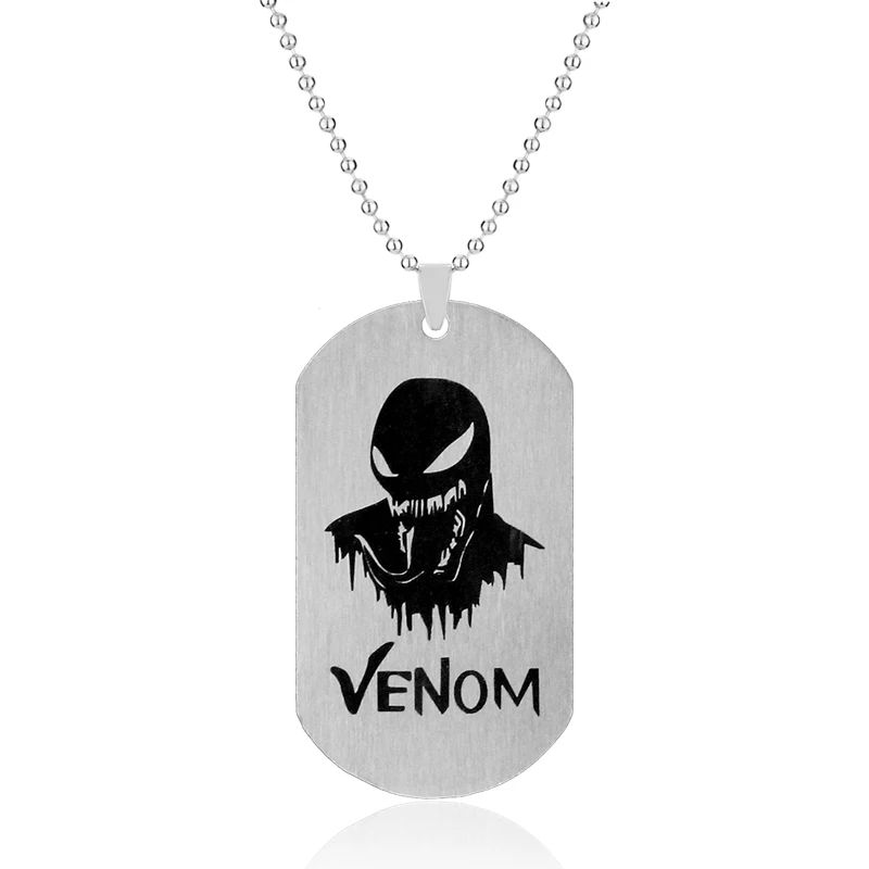 Черный супергерой Веном брелок для ключей Eddie Brock темно-черный Человек-паук металлический сплав подвески бутылка в форме черепа открывалка брелок - Цвет: White