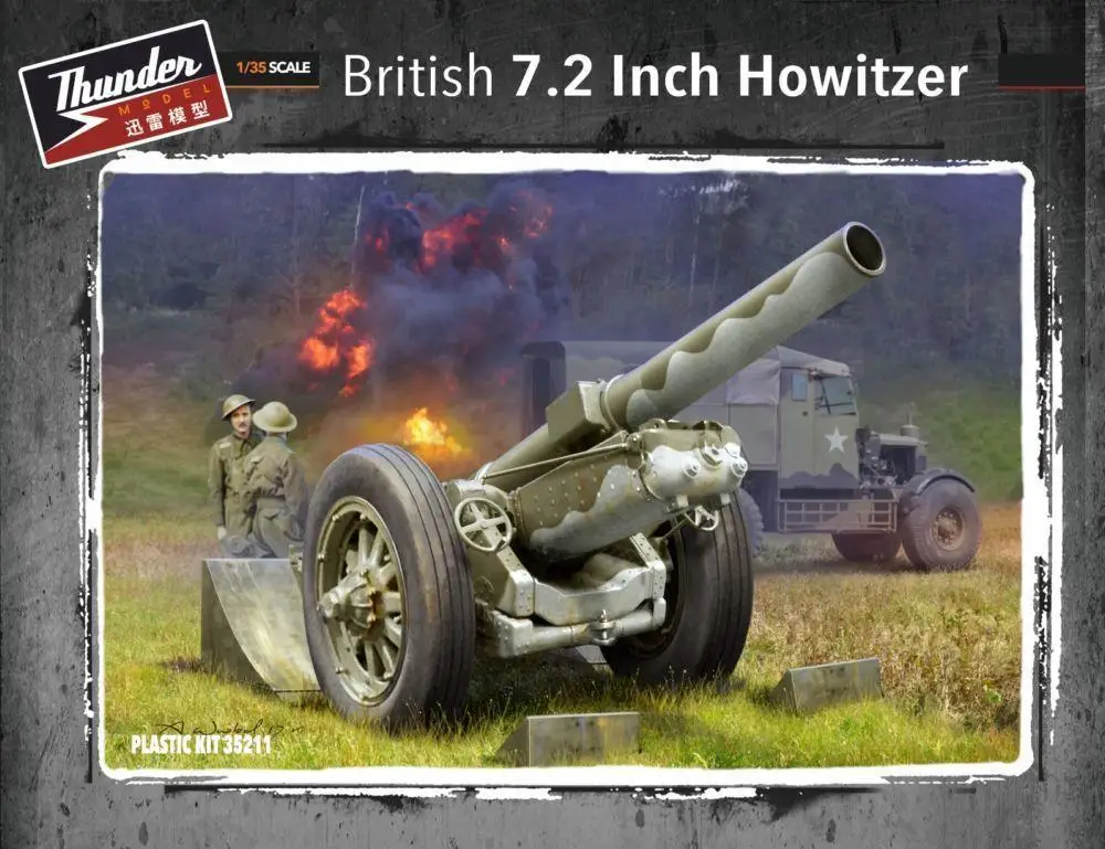 Гром модель 1/35 #35211 Британский BL 7 2 дюйма hovitzer|Наборы для сборки моделей| |