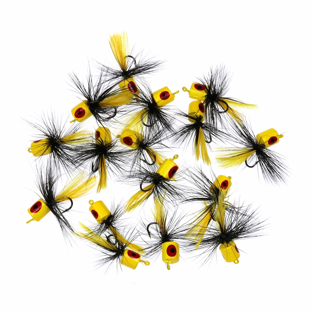 Icerio 4pcs Bass Popper Dry Fly Fishing Lure Panfish Trout Bait 10 Fishing Lures Aliexpress