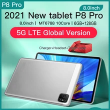Tablette PC de 2021 pouces Pad Pro, avec 6 go de RAM, 8.0 go de ROM, Android 128, 10Core, 10.0 mAh, Dual 5G, WiFi, GPS, nouveau, 5300