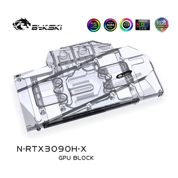 

Bykski Water Block use for nVIDIA RTX 3080 3090 Reference Edition GPU Card /Copper Block / Backplate RGB A-RGB AURA/AIC GPU CARD