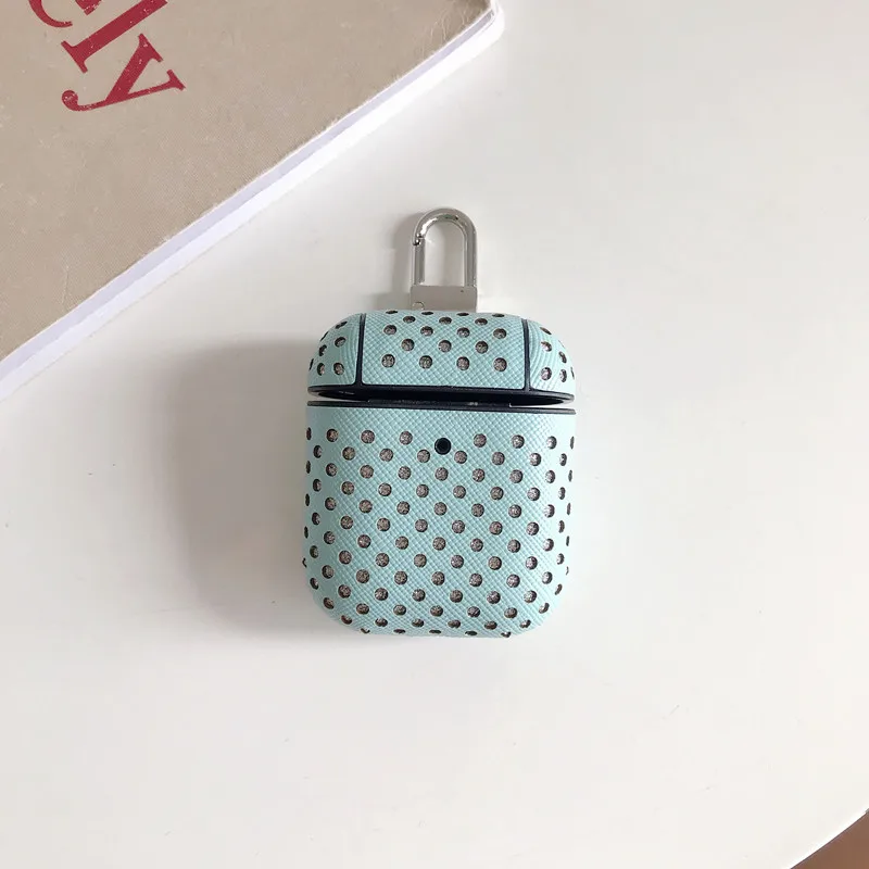 Чехол для наушников в горошек с графическим рисунком для Apple Airpods чехол 1 и 2 противоударный защитный чехол