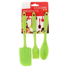  Non Stick Butter Spreader Cooking Spatula Set Silicone Brush Spoon Accessories Cookie Pastry Scraper Brush Cake Baking 