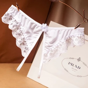 

female Lace Up Hollow Sexy Panties nderwear Intimates G-String Briefs Comfortable Lingerie Soft Lace Straps Girl Panties