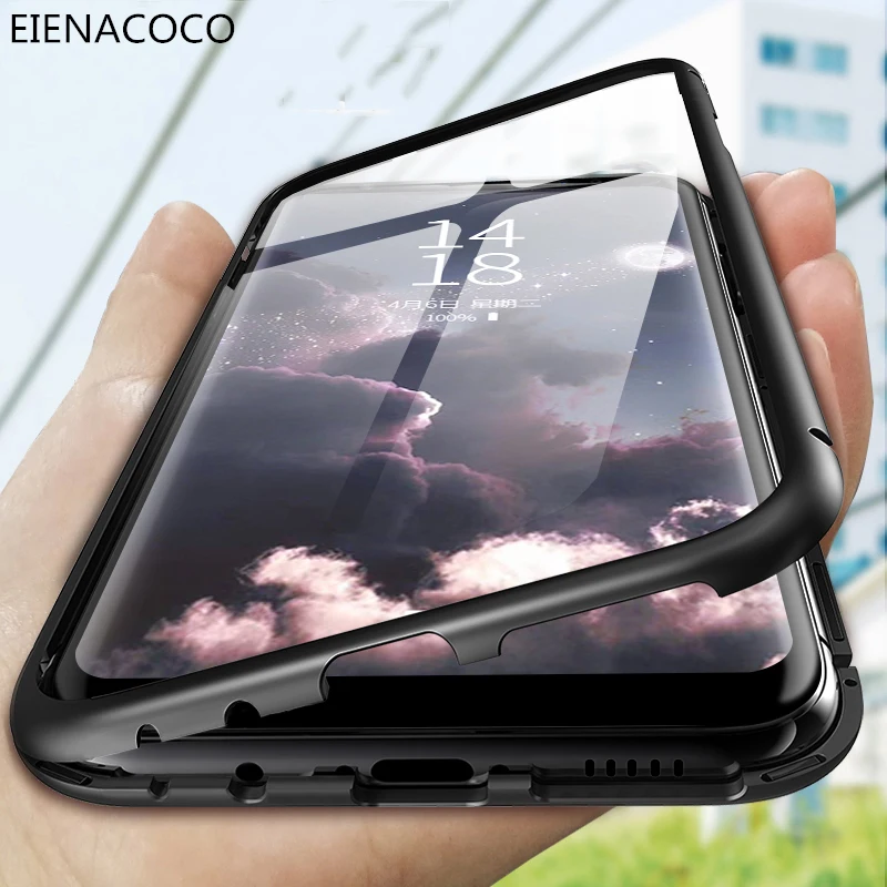 

Magnetic Adsorption Metal Case For Samsung Galaxy S10 S9 S8 S7 Edge Note 9 8 10 Plus Magnet Cover For Samsung A10 A50 A70 Cases