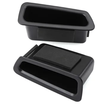 

For Volvo XC60 2010-2017 Door Storage Box Accessories Black Plastic Front
