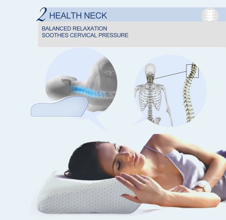 Memory Foam постельные принадлежности защитная подушка для шеи медленный отскок Подушка-бабочка здоровья затылочный шейный размер в 50*30 см