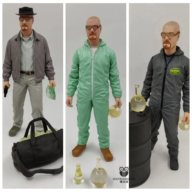 1 подарочная коробка 16,5 см Breaking Bad Гейзенберга фигурку куклы рисунки из мультфильма ПВХ Джесси Пинкман Уолтер модель игрушки d10